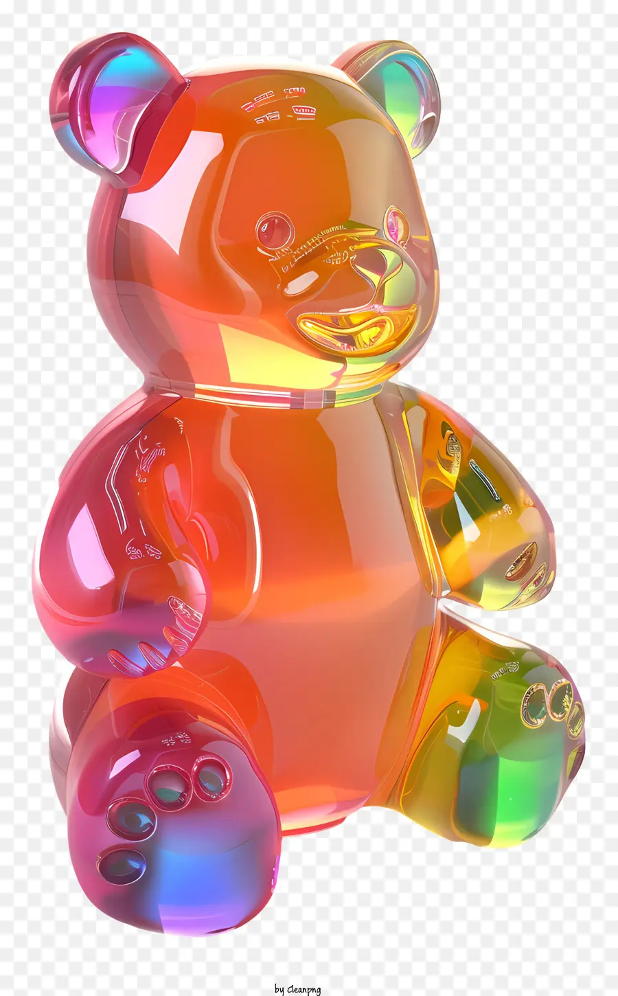 Gummi Bear Day，Стеклянная статуэтка PNG