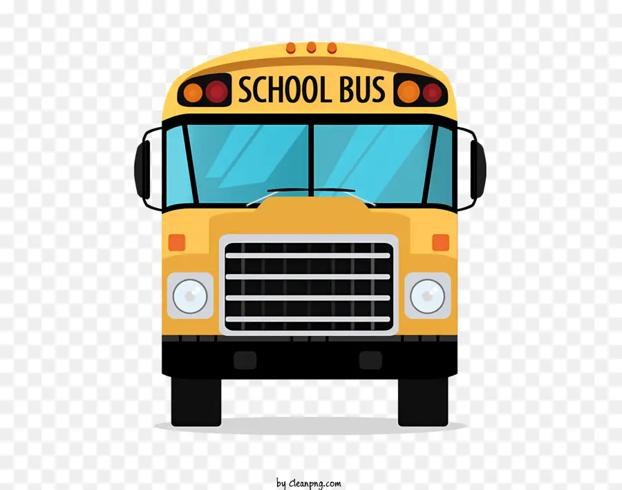 Школьный автобус，желтый автомобиль PNG