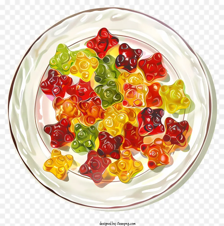 Gummi Bear Day，конфетки PNG