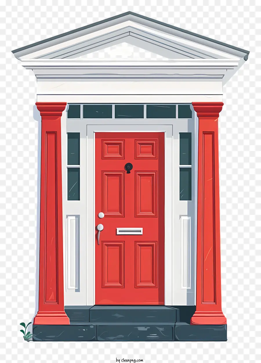 Дверь，красная дверь PNG