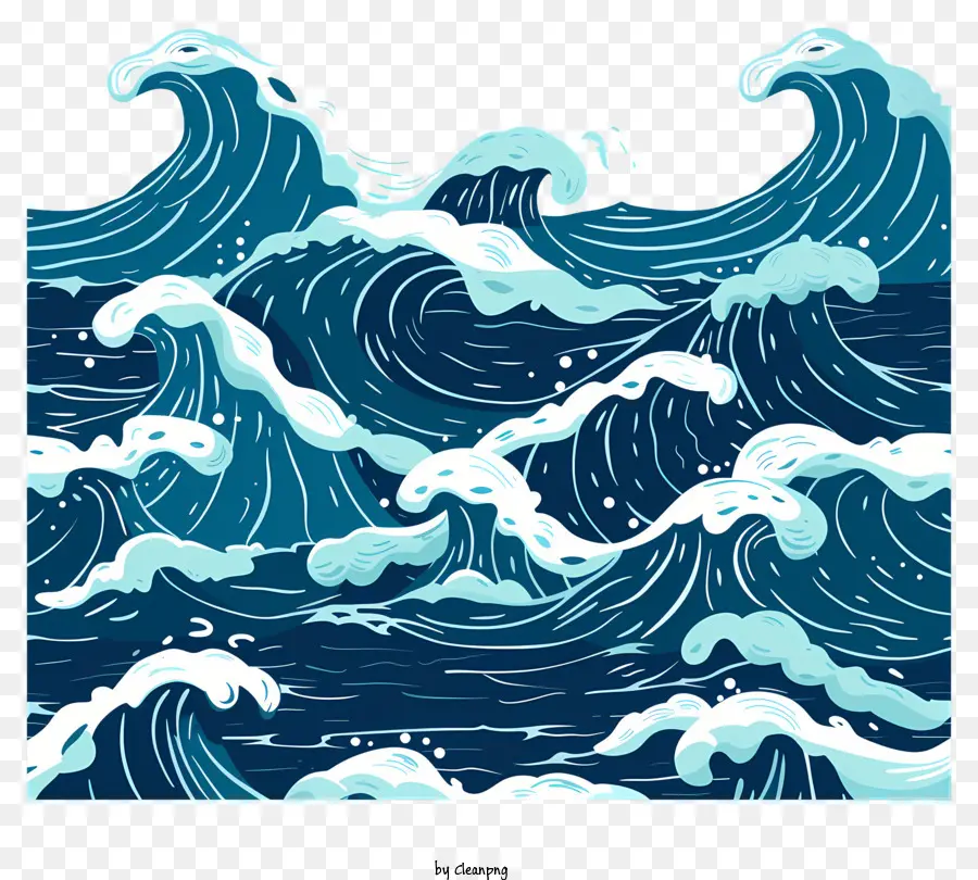 морские волны，Волны Океана PNG