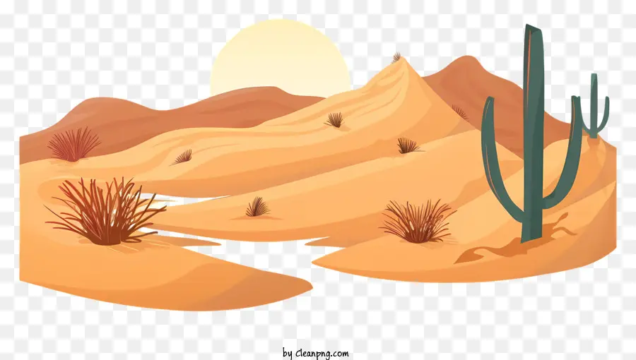 пустыня，пустынный ландшафт PNG