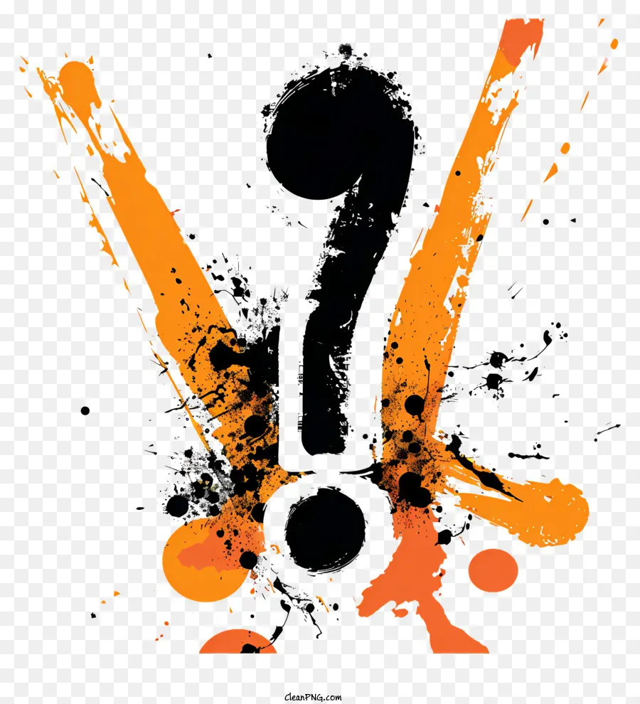 Вопросительный знак，дизайн логотипа PNG