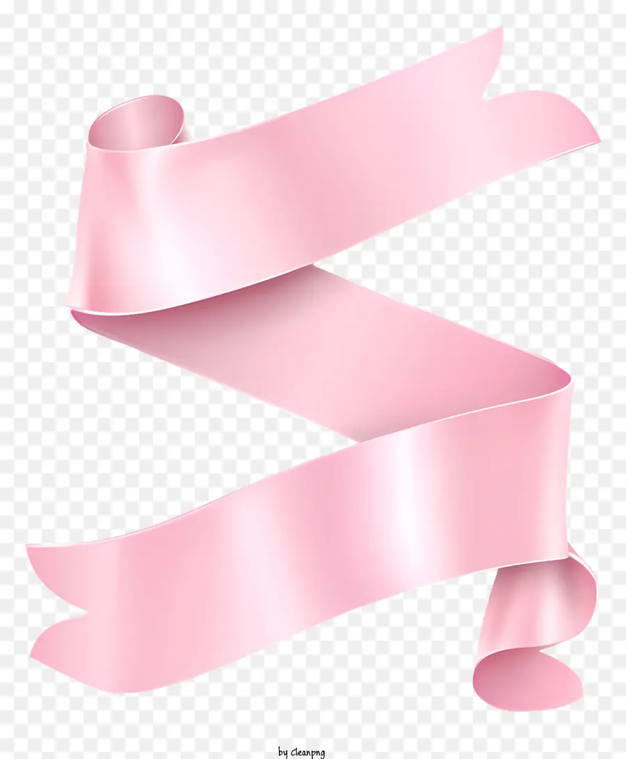 баннер ленты，розовая лента PNG