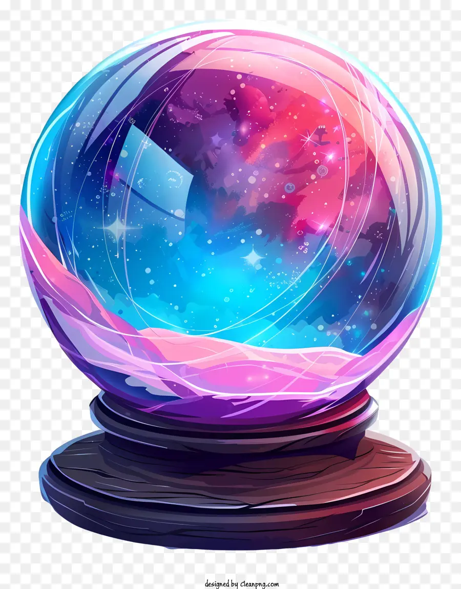 Мистический хрустальный шар，стеклянный шар PNG
