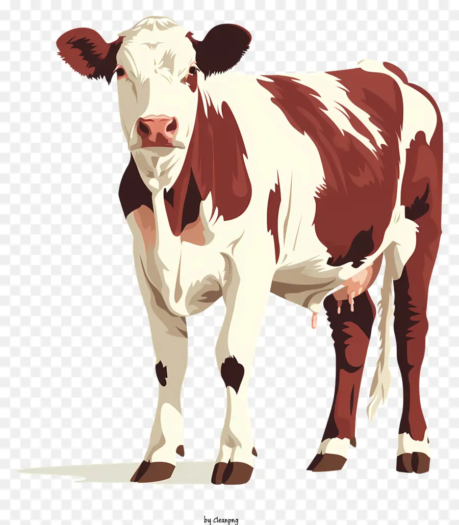 крупный рогатый скот герефордской породы，корова PNG