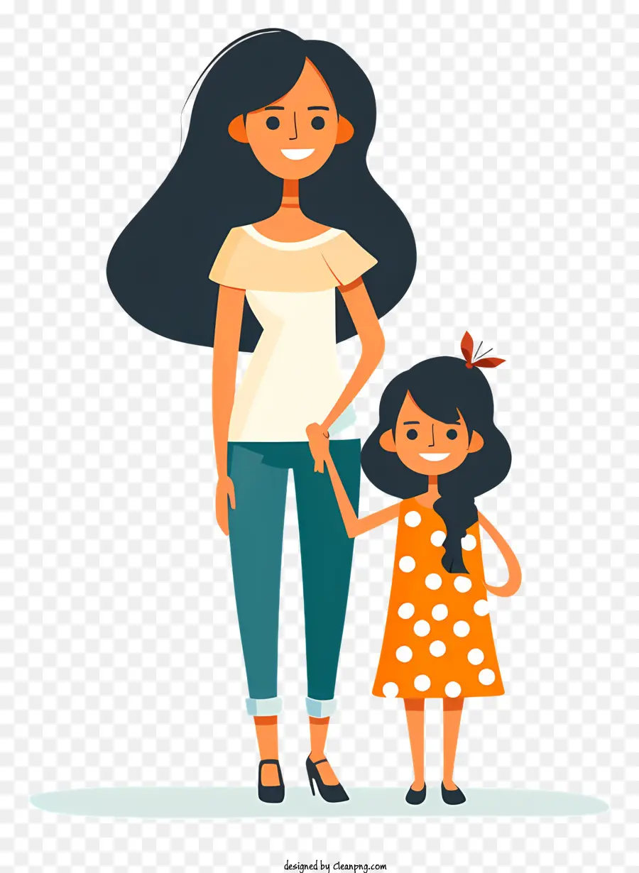 мать и дочь，Мать PNG