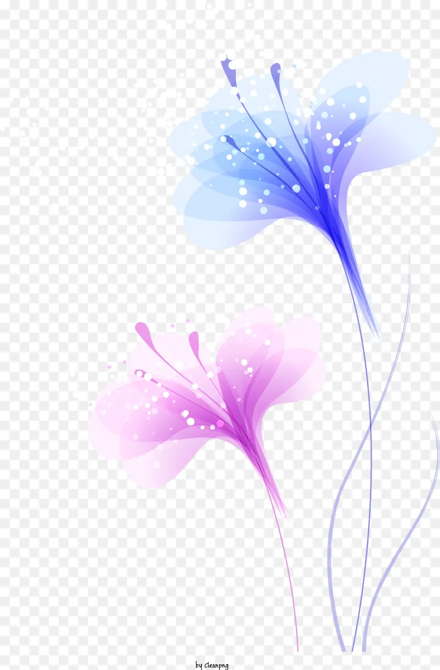цветы，Акварельный цветочный дизайн PNG