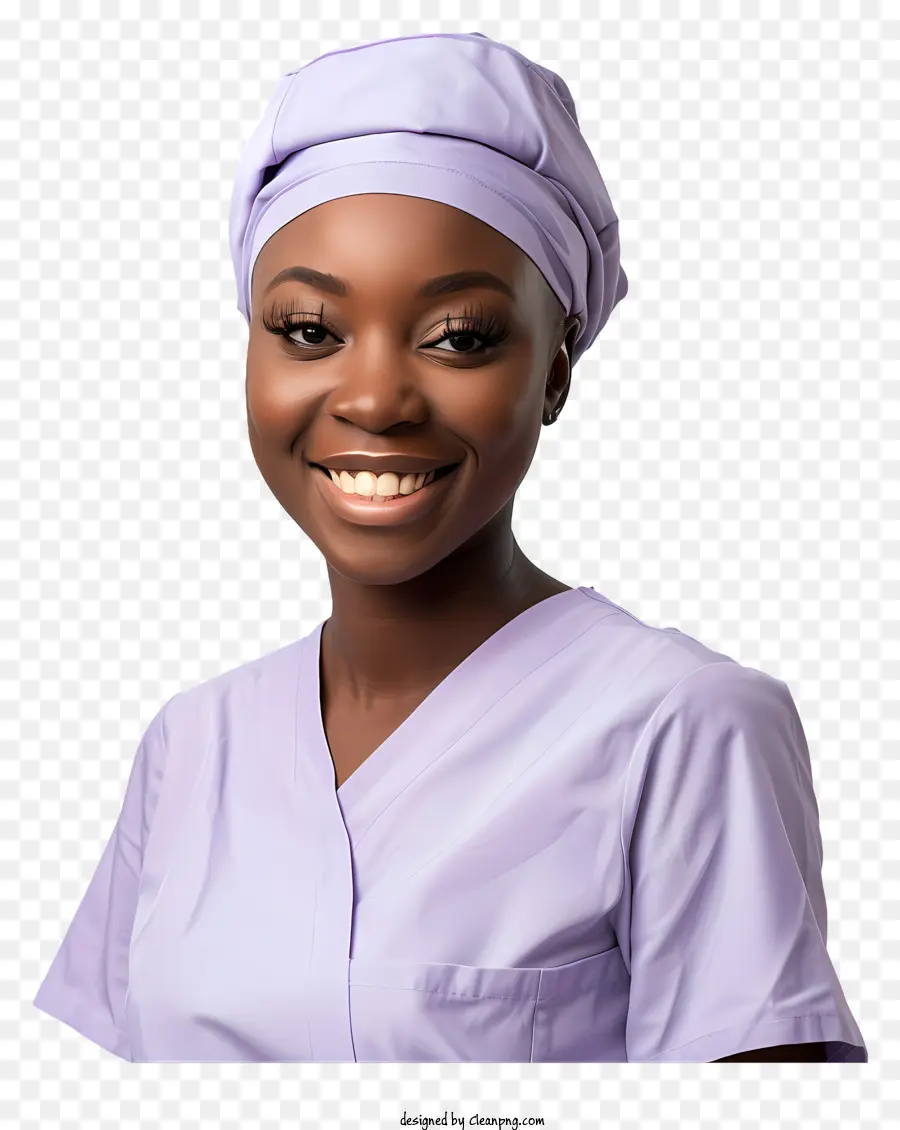 Nurse，африканская женщина PNG