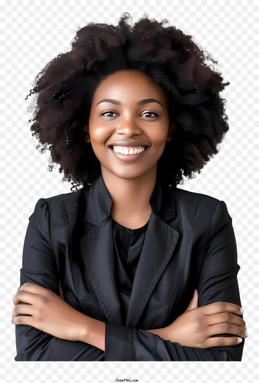 Черная деловая женщина，бизнесвумен PNG