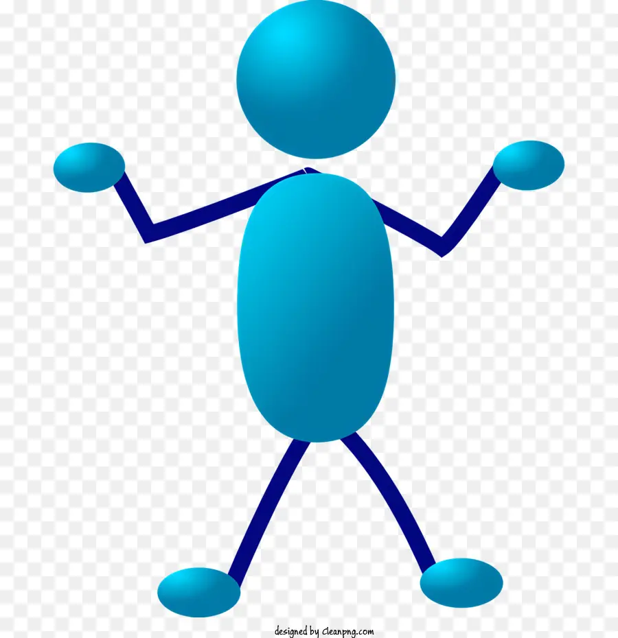 фигурку，синяя фигура PNG