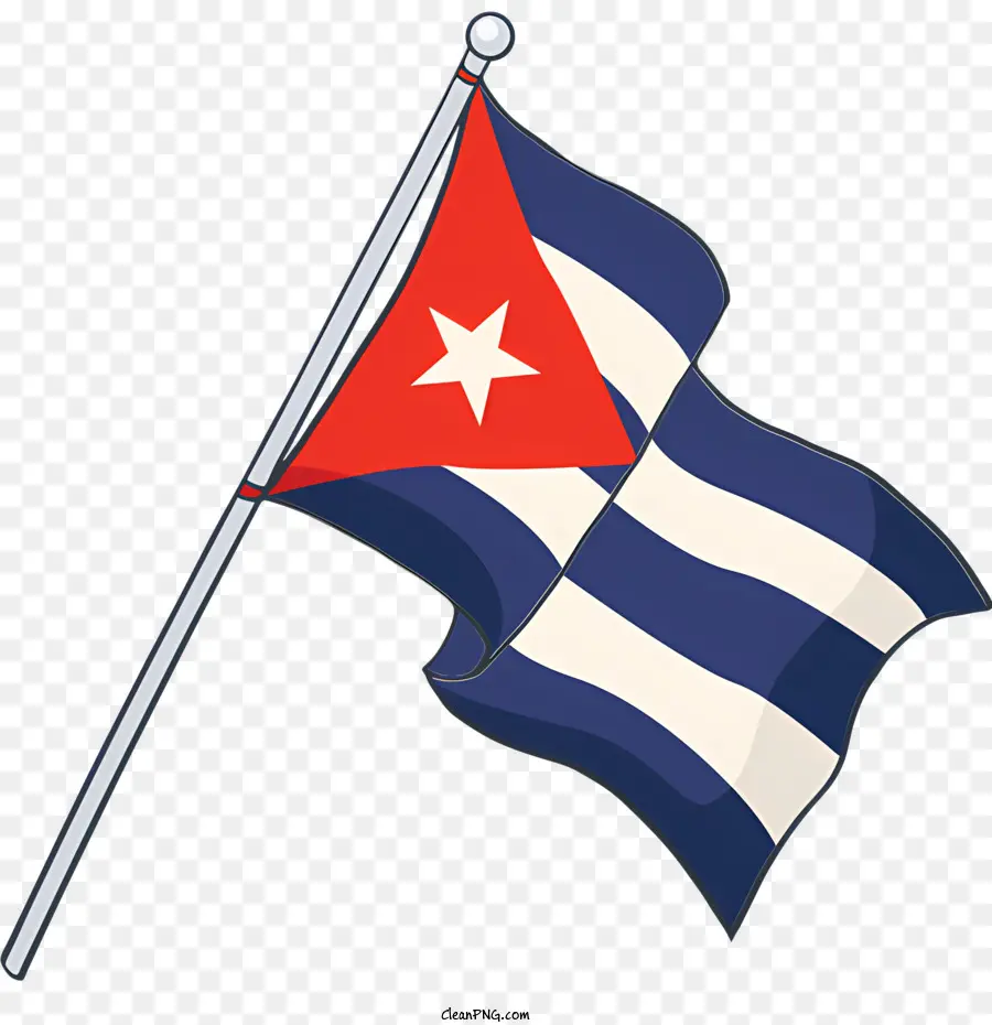 Куба Flag，флаг PNG