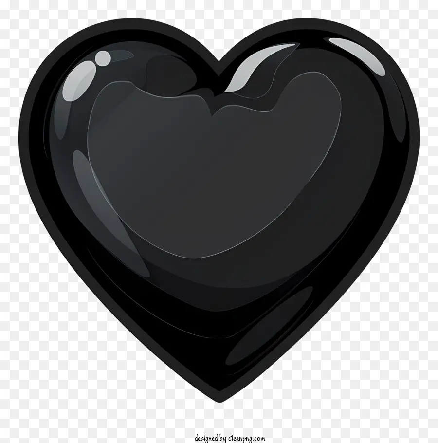 черное сердце，сердце PNG