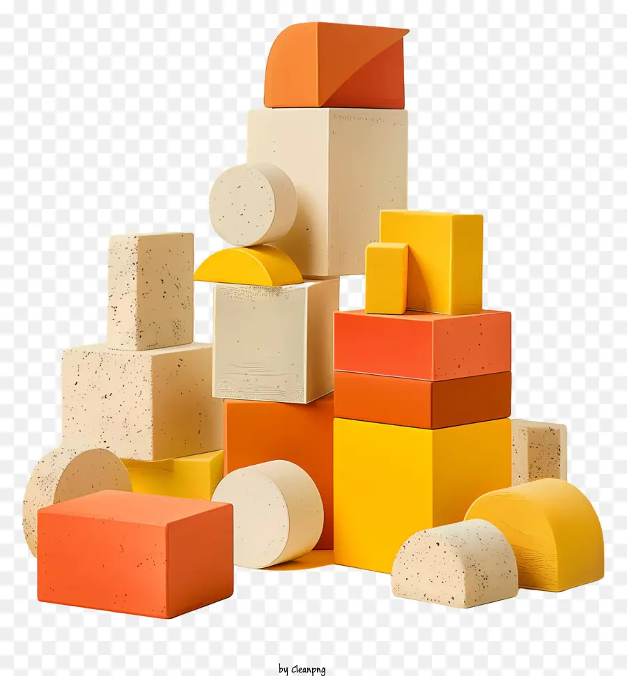 строительные блоки，цементные блоки PNG