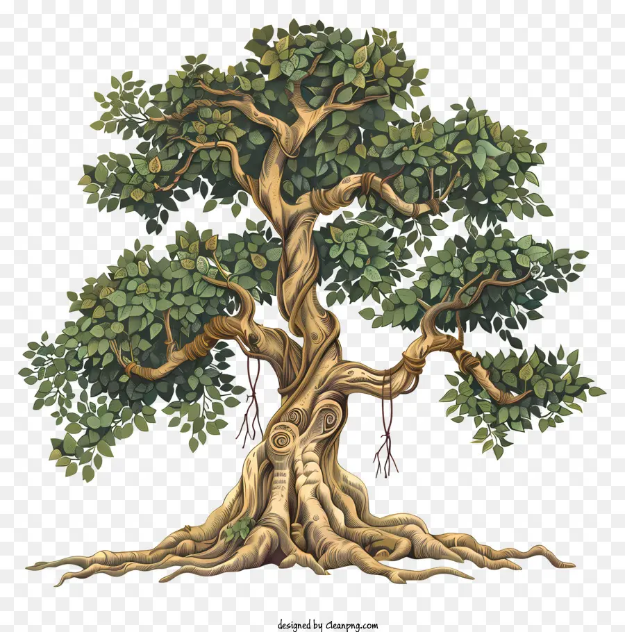 Бодхи Дерево，Старое дерево PNG