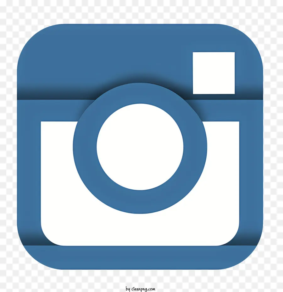 Instagram，Синяя камера PNG