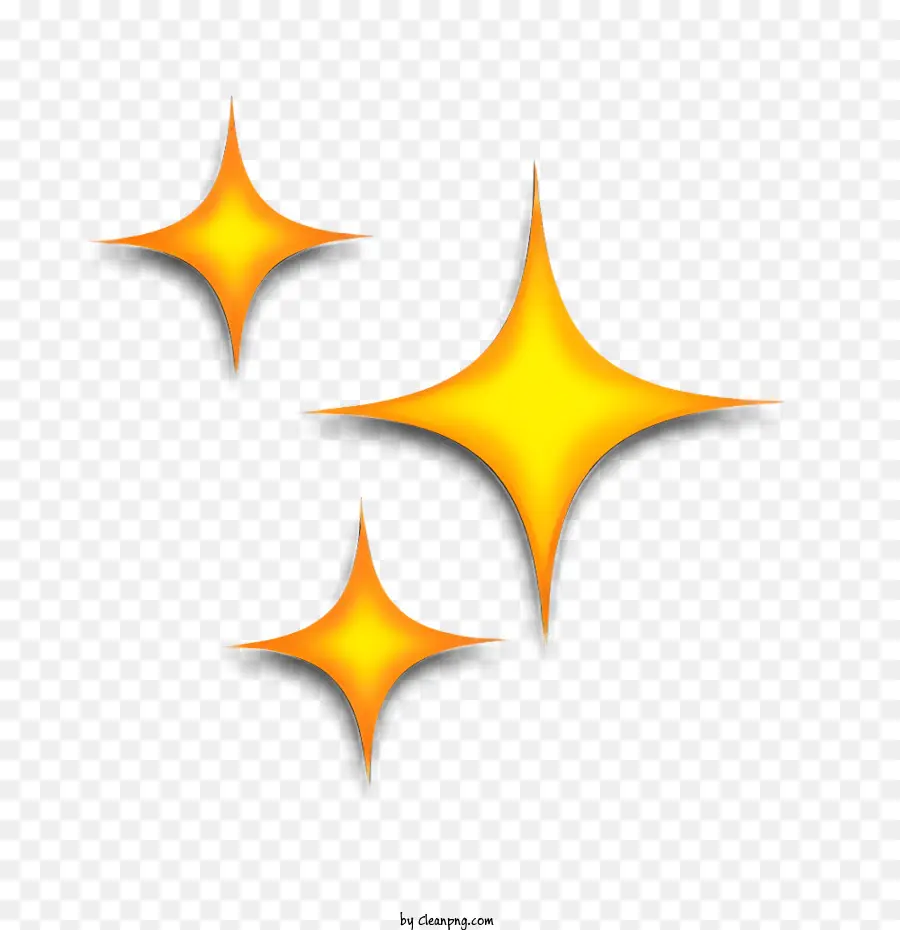 Смайлики，звездные формы PNG