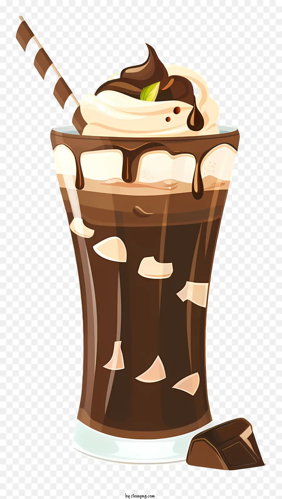 шоколадный напиток，шоколадный молочный коктейль PNG