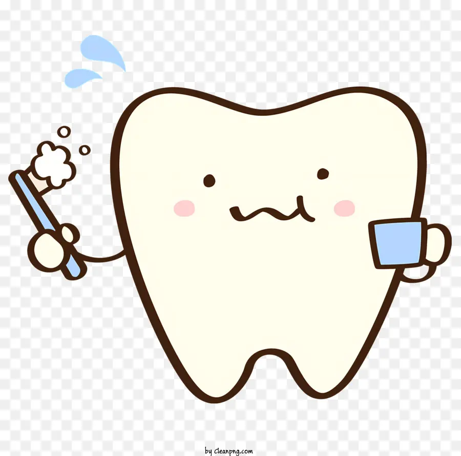 зуб，зубная щетка PNG