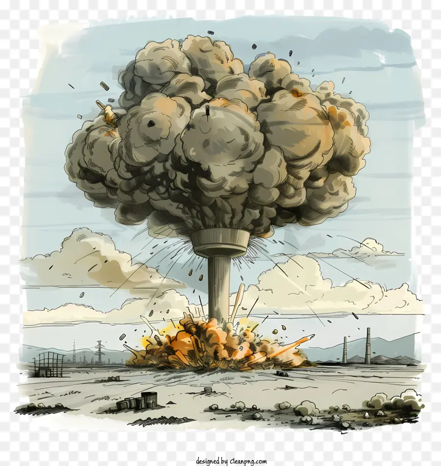 Взрыв нук，Ядерный взрыв PNG