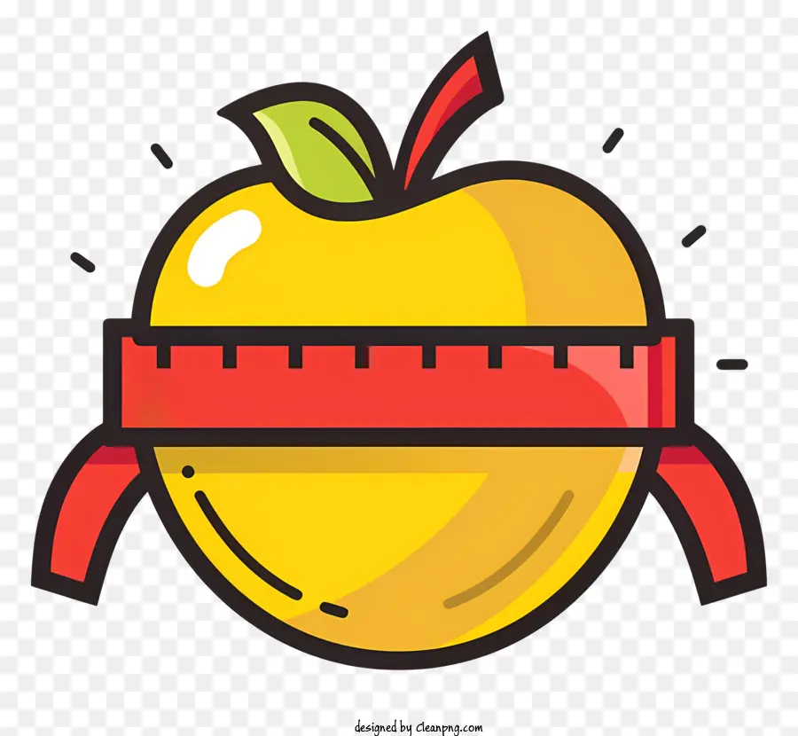Всемирный день ожирения，яблоко PNG