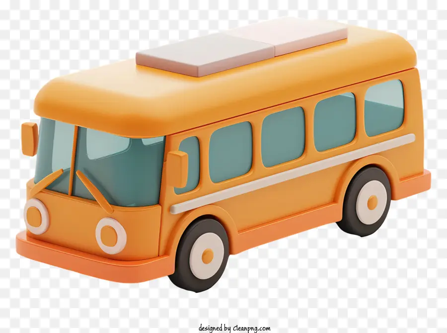 автобус，апельсиновый автобус PNG