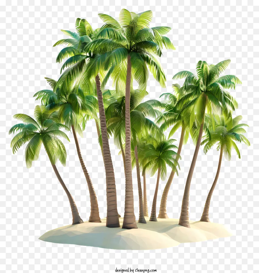 пальмы，Необитаемый Остров PNG