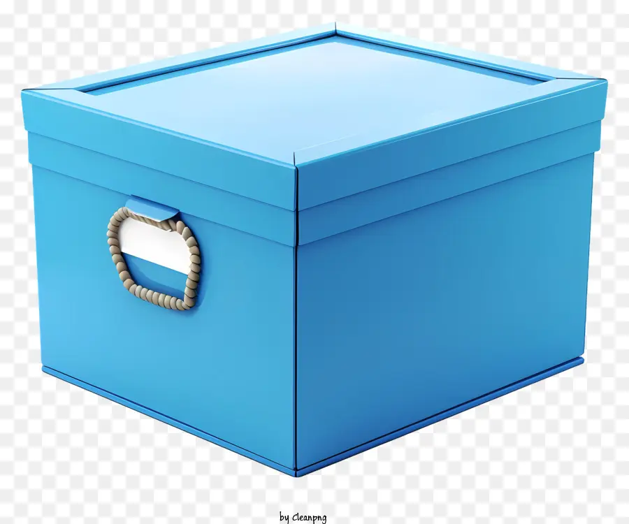 картонная коробка，синяя картонная коробка PNG