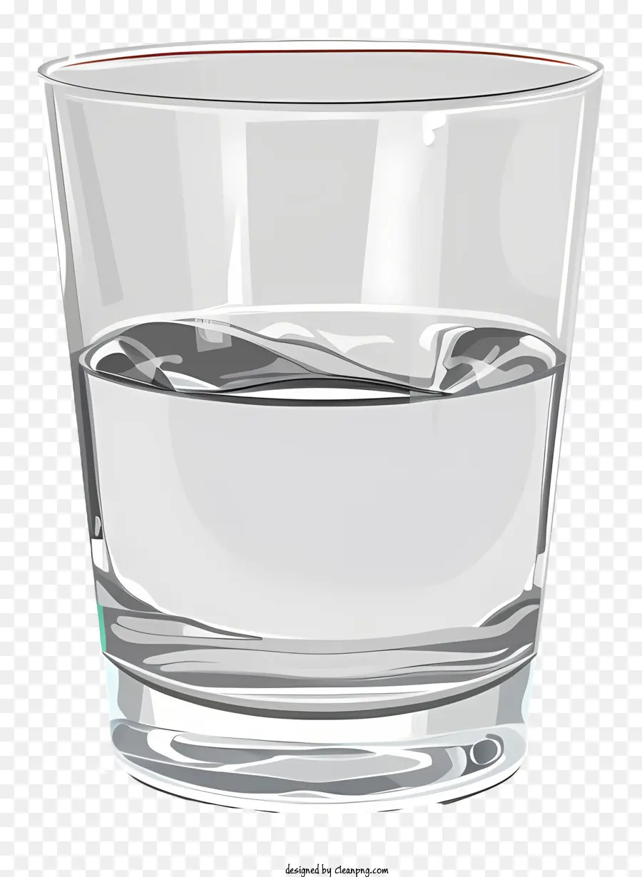 стакан воды，прозрачное стекло PNG