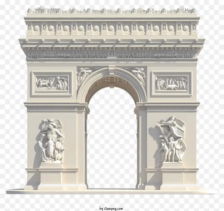 Arc De Triomphe，Каменная арка PNG