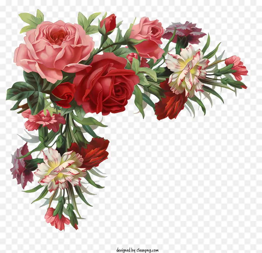 Розы，розовые розы PNG
