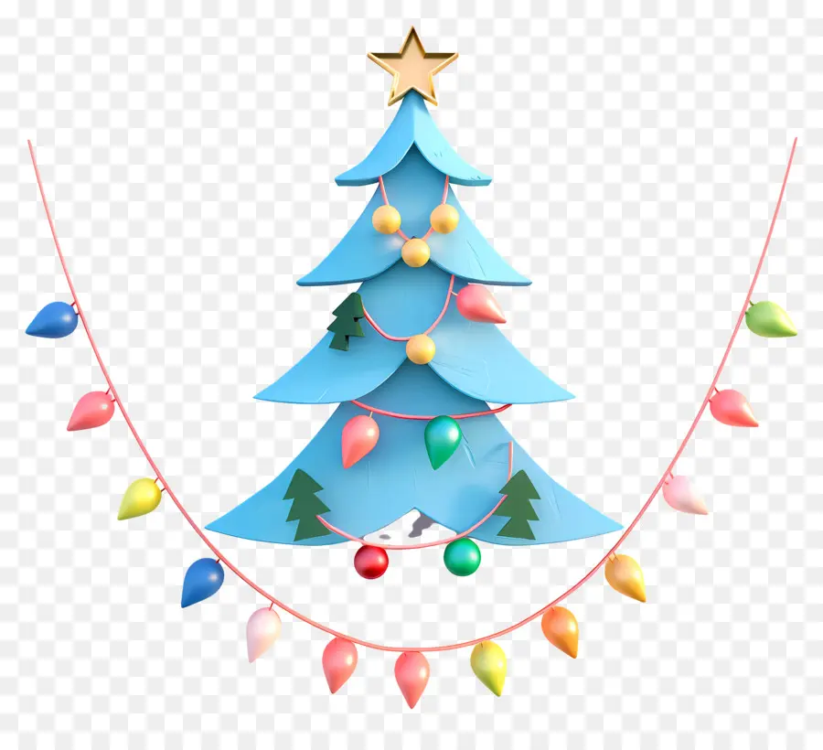 Рождественские украшения，Рождественская елка PNG