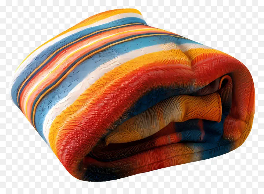 шерстяное одеяло，красочное полотенце PNG