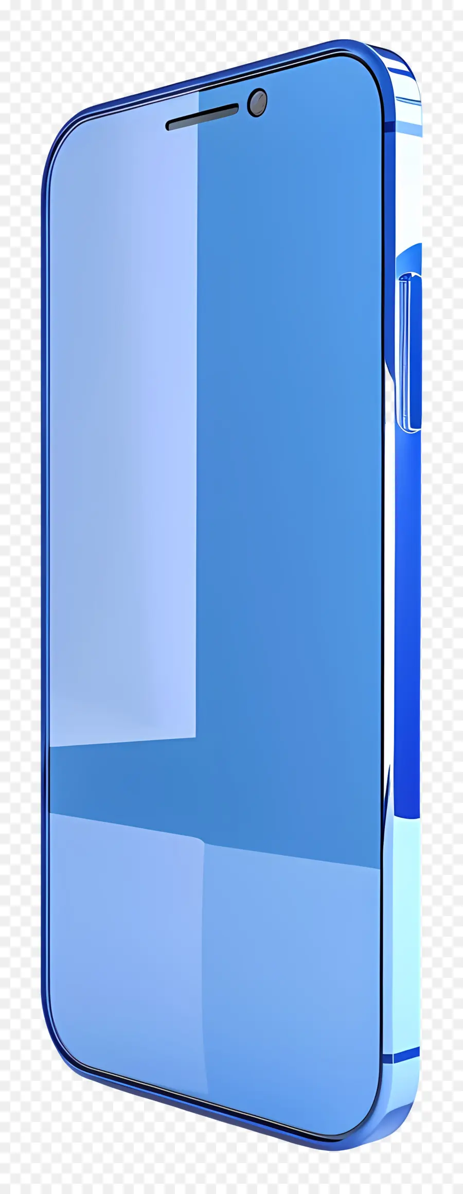 Смартфон，синий PNG