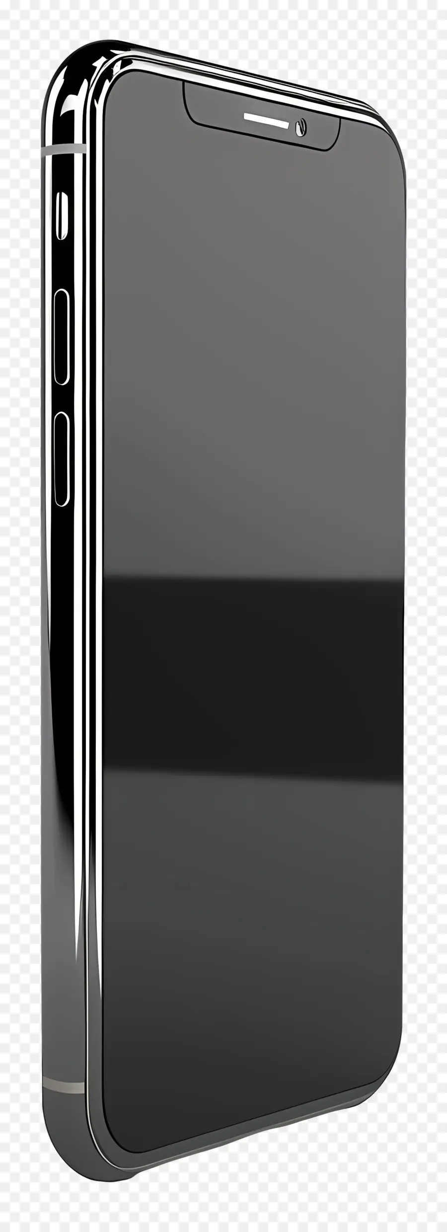 Смартфон，черный PNG
