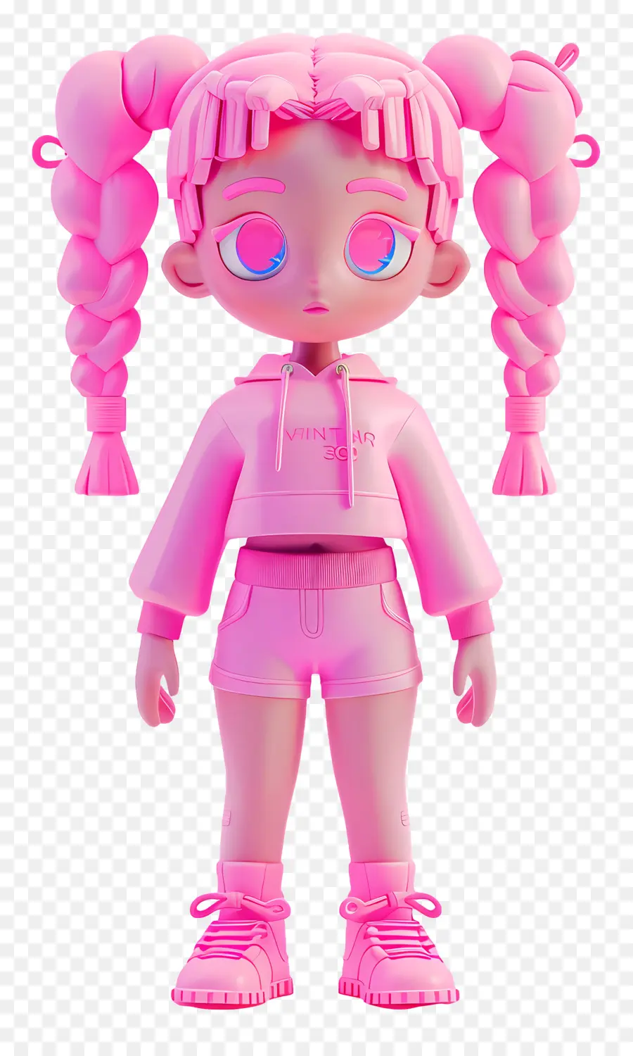 кукла，Розовая игрушечная фигура PNG