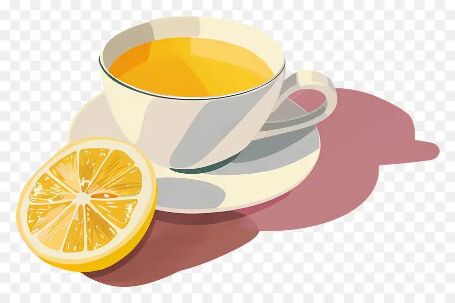 Чай С Лимоном，чай PNG