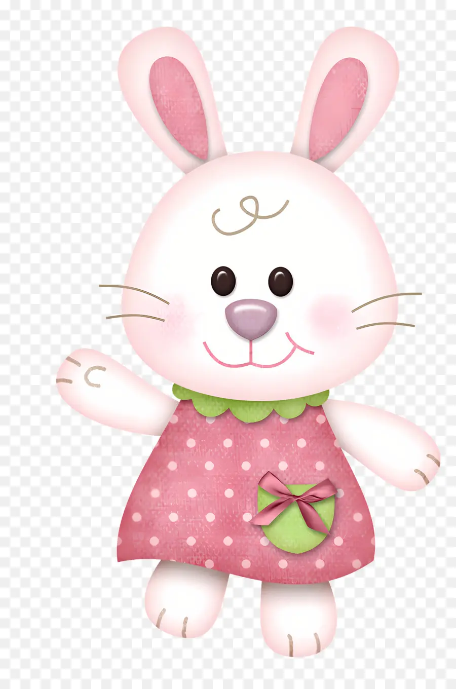 Пасхальный Кролик，мультфильм кролик PNG