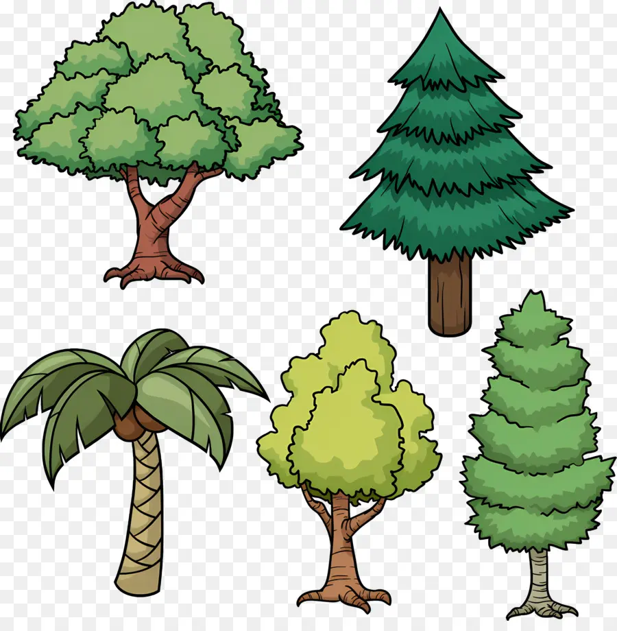 Дерево，деревья PNG