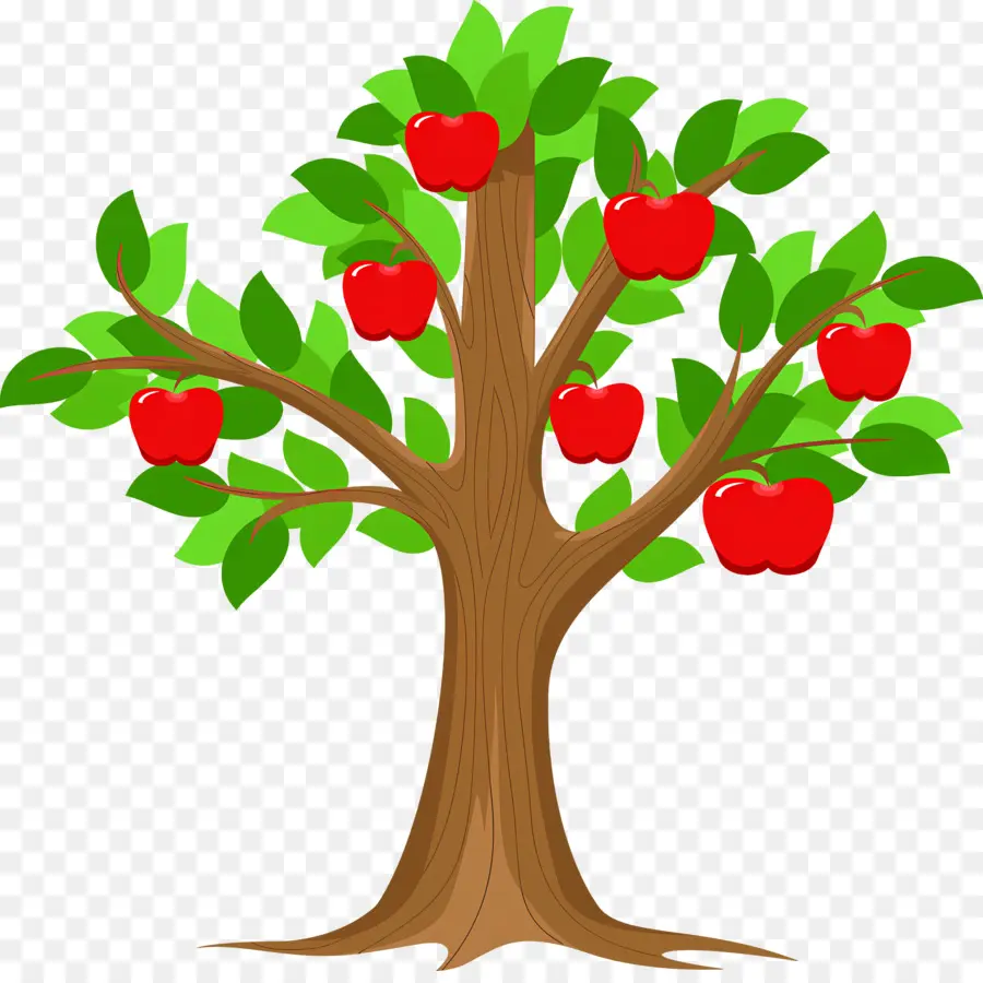Дерево，яблоня PNG