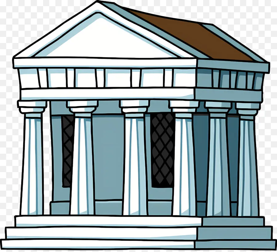 Древнегреческий，архитектурное проектирование PNG
