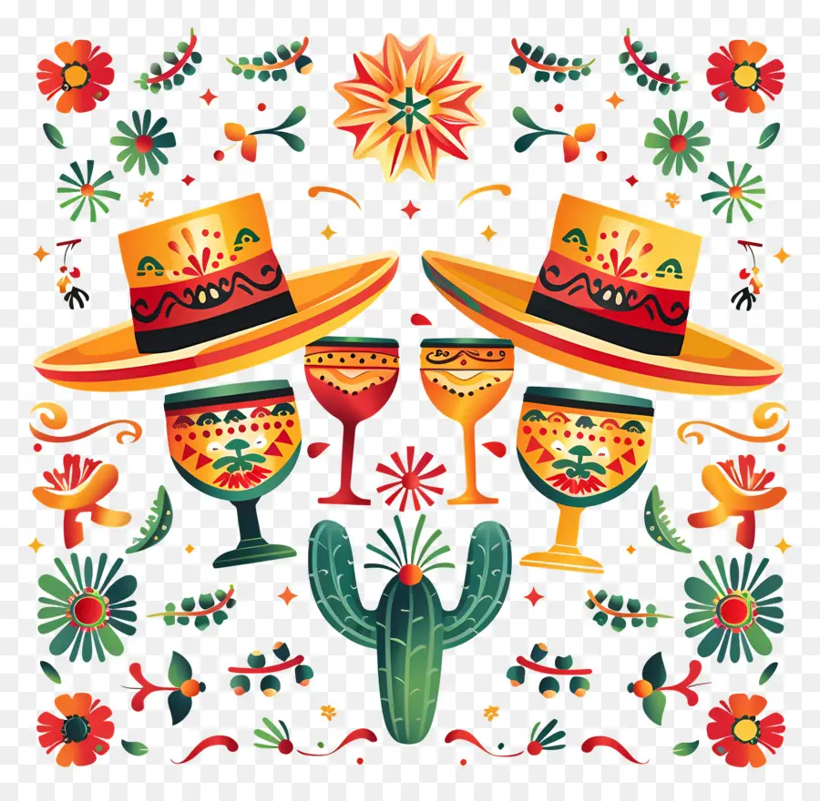 Пять Мая，Мексиканская традиционная одежда PNG