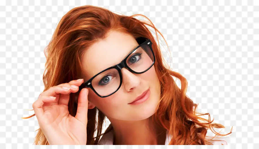 Eye Glasses，рыжие волосы PNG