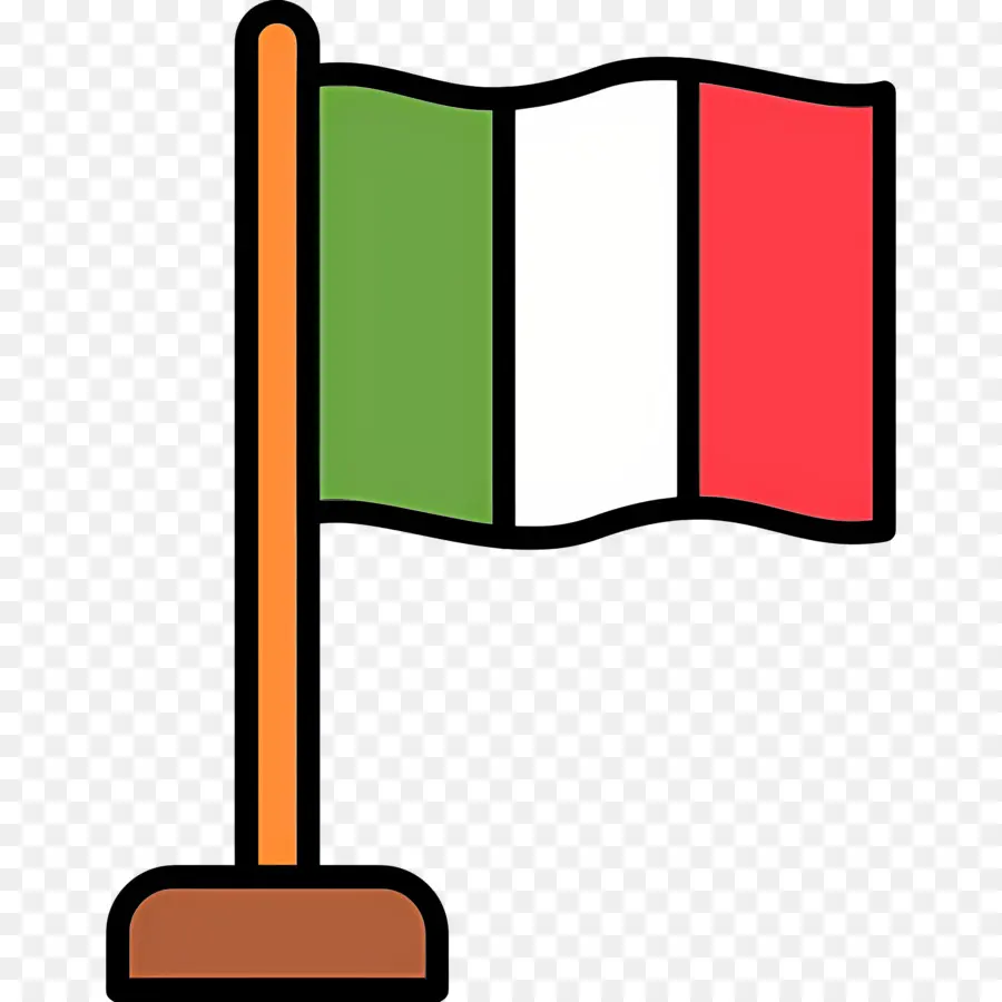 Italy Flag，флаг PNG