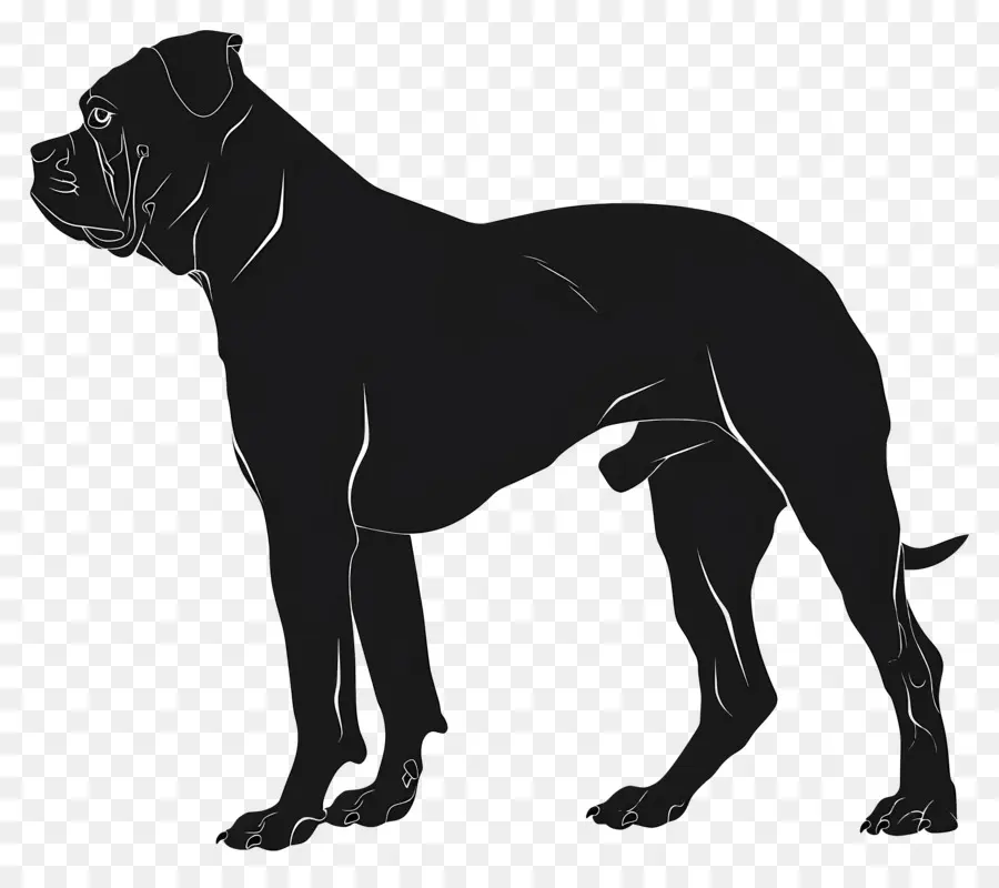 силуэт собаки，черный пес PNG