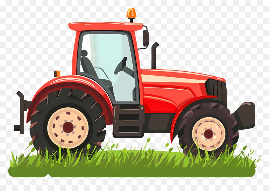 Traktör，Красный трактор PNG