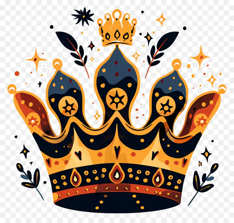 Корона Королева，Золотая Корона PNG
