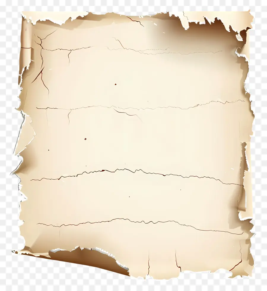 разорвал бумага，Старая пергаментная бумага PNG