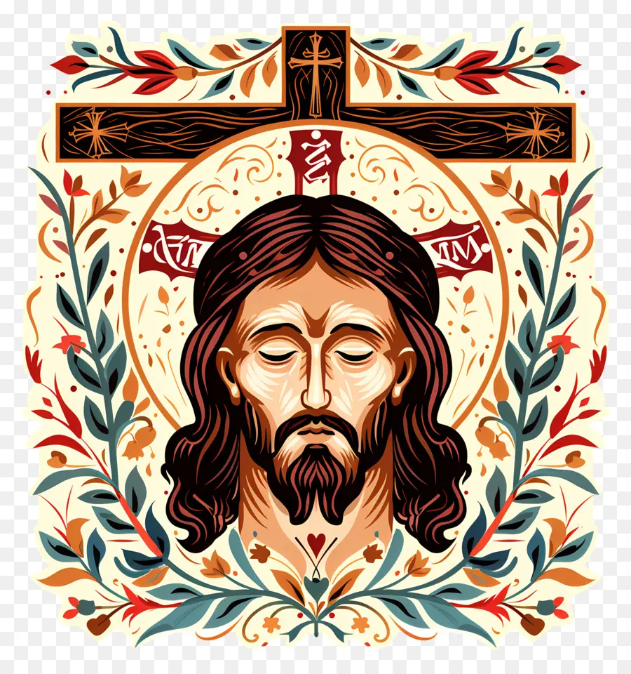 Православная Страстная пятница，Иисус PNG