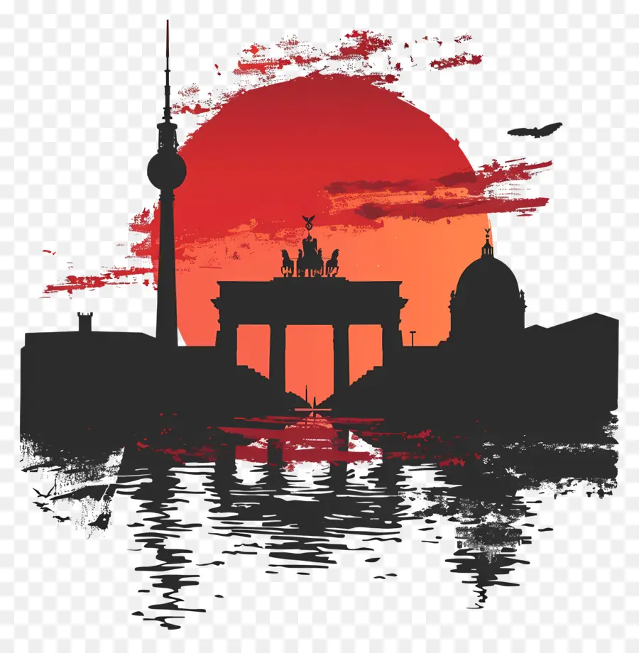 Берлин，Берлинский горизонт PNG